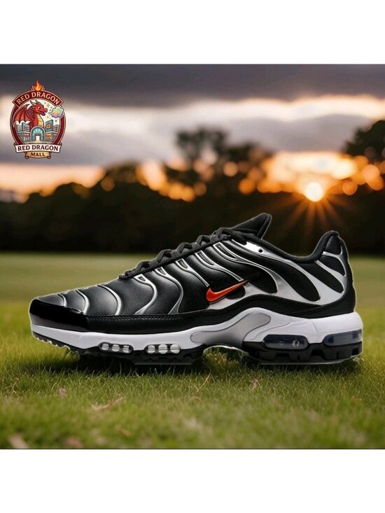 Nike Air Max Plus Golf Shoes Black Metallic Silver FZ4150-002 - Men\'s Size 9.5 main image 7